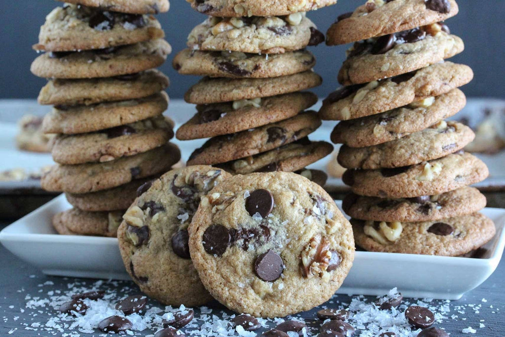 Salted Low FODMAP Chocolate Chip Cookies