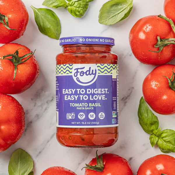 Low FODMAP Tomato & Basil Sauce Sensitive Recipe Fody